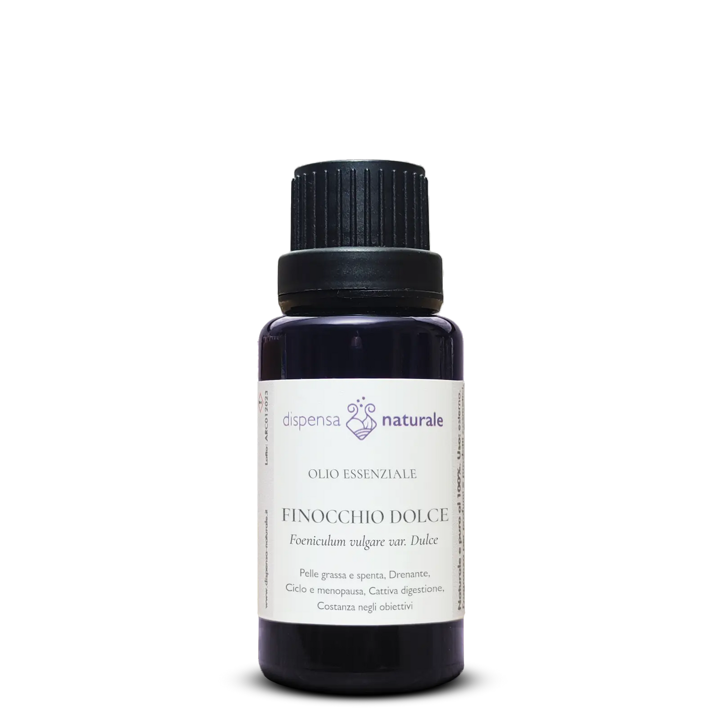 Boccetta olio essenziale finocchio dolce puro 100%