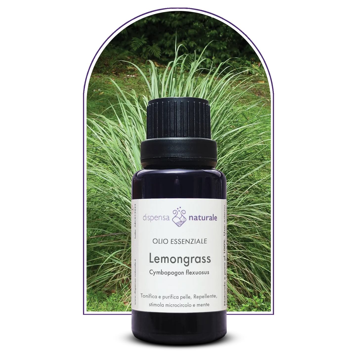 Olio Essenziale di Lemongrass, artigianale e senza pesticidi, Himalaya