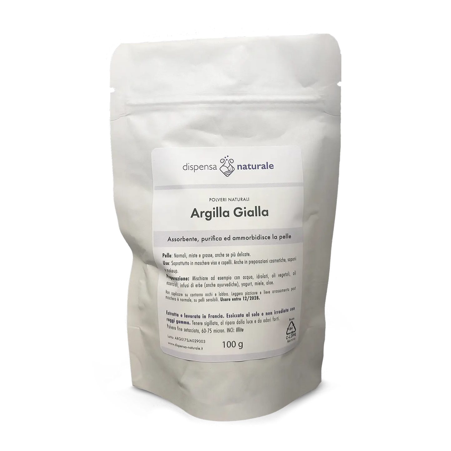 Argilla Gialla Francese, Fine