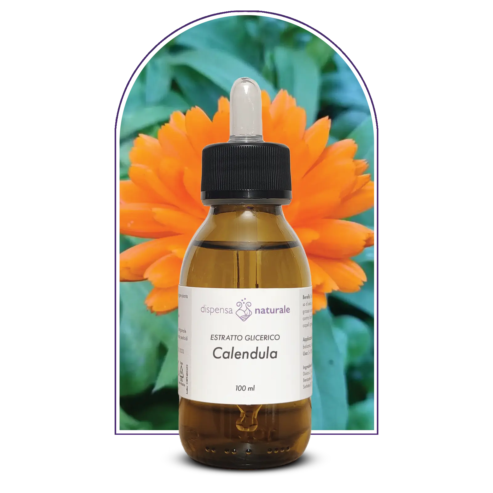 Estratto Glicerico di Calendula italiana senza pesticidi, in Glicerina vegetale