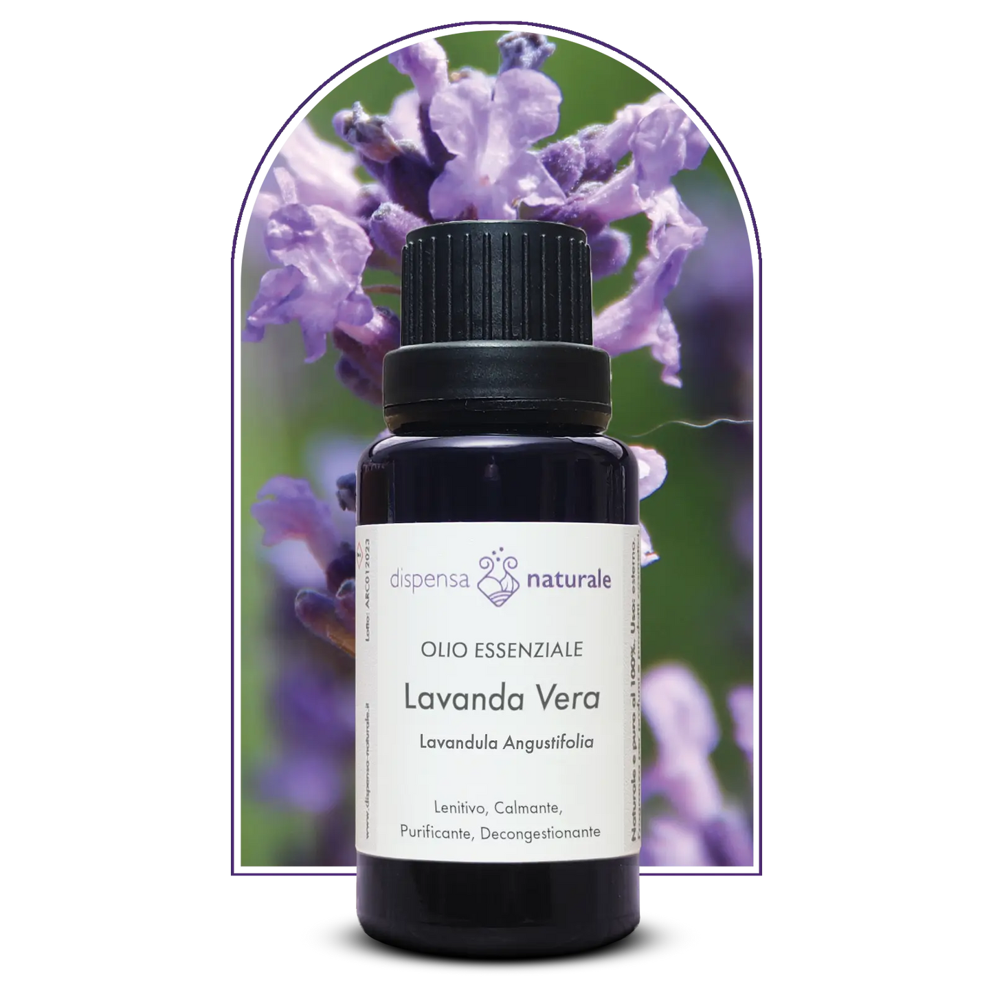 Olio Essenziale di Lavanda Vera da Monti Liguri, senza pesticidi